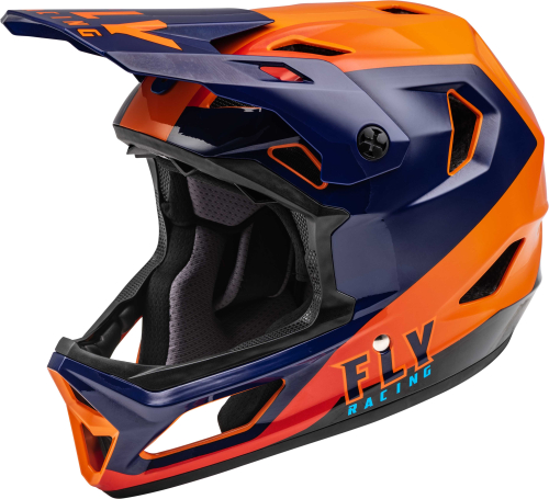 Fly Racing - Fly Racing Rayce Helmet - 73-3606X - Navy/Orange/Red - X-Large