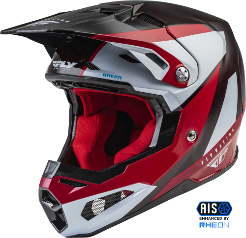 Fly Racing - Fly Racing Formula Carbon Prime Helmet - 73-4432XS - Red/White/Red Carbon - X-Small