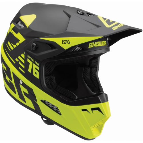 Answer - Answer A22 AR1 Bold Youth Helmet - 446374 - Hyper Acid/Black - Medium