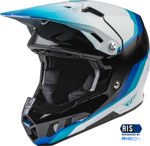 Fly Racing - Fly Racing Formula CC Driver Youth Helmet - 73-4310YL - Black/Blue/White - Large