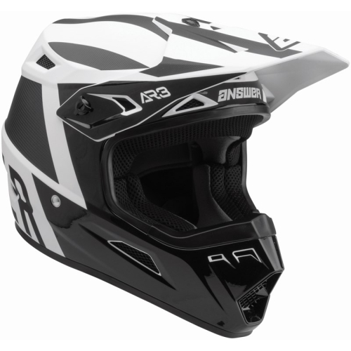 Answer - Answer A22 AR3 Phantom Helmet - 446301 - Black/White - X-Small