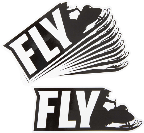 Fly Racing - Fly Racing Snow Sticker - 8in. - NEW- 8"