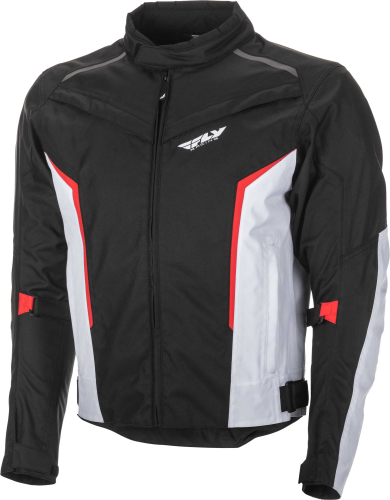 Fly Racing - Fly Racing Launch Jacket - 477-21222X - Black/White/Red - 2XL