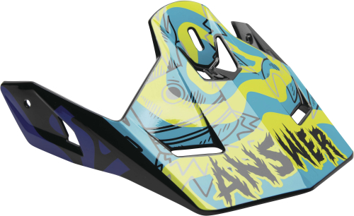 Answer - Answer Visor for AR1 Hypno Youth Helmets - Hyper Acid/Astana/Dark Purple - 446116