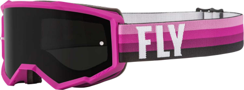 Fly Racing - Fly Racing Zone Youth Goggles - 37-51716 - Pink/Black / Dark Smoke Lens - OSFM