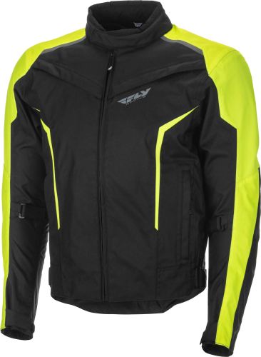 Fly Racing - Fly Racing Launch Jacket - 477-21212X - Black/Hi-Vis - 2XL