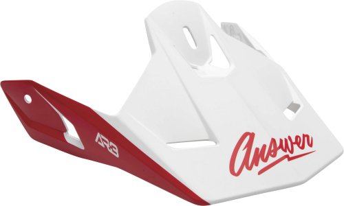 Answer - Answer Visor for AR3 Pace Helmets - White/Red/Hyper Blue - 0408-0913-2300