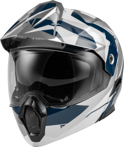 Fly Racing - Fly Racing Odyssey Summit Helmet - 73-83362X - Navy/Gray/White - 2XL