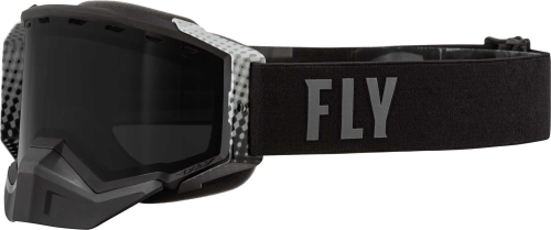 Fly Racing - Fly Racing Zone Pro Snow Goggles - 37-50330 - Black/Gray/Black / Polarized Smoke Lens - OSFM