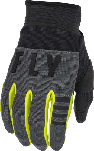 Fly Racing - Fly Racing F-16 Youth Gloves - 375-912Y3XS - Gray/Black/Hi-Viz - 3XS