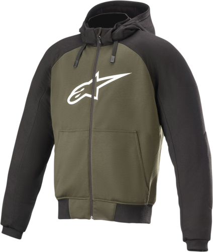 Alpinestars - Alpinestars Chrome Sport Hoodie - 4200918-1681-4X - Black Forest - 4XL