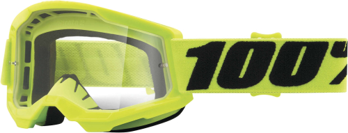 100% - 100% Strata 2 Youth Goggles - 50521-101-04 - Yellow / Clear Lens - OSFA