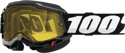 100% - 100% Accuri 2 Snow Goggles - 50223-608-01 - Black / Yellow Lens - OSFA