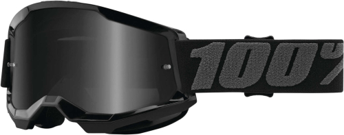 100% - 100% Strata 2 Sand Goggles - 50422-102-01 - Black / Smoke Lens - OSFA