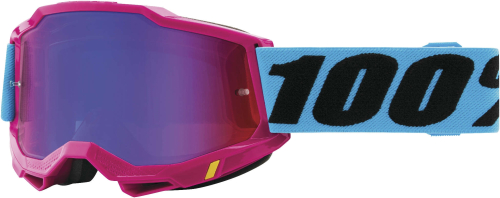 100% - 100% Accuri 2 Lefleur Goggles - 50221-254-09 - Lefleur / Red/Blue Mirror Lens - OSFA