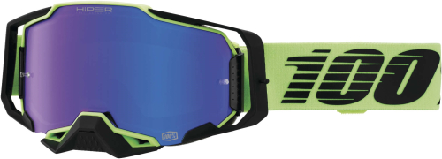 100% - 100% Armega Uruma Goggles with HiPER Lens - 50721-407-01 - Uruma / Hiper Blue Lens - OSFA