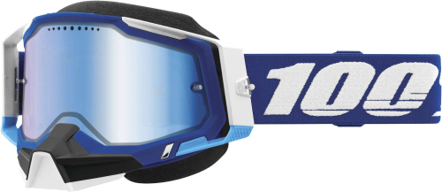 100% - 100% Racecraft 2 Snow Goggles - 50122-650-02 - Blue / Blue Mirror Lens - OSFA