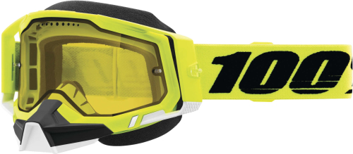 100% - 100% Racecraft 2 Snow Goggles - 50122-608-04 - Yellow / Yellow Lens - OSFA