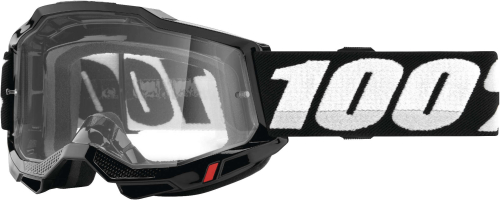 100% - 100% Accuri 2 Goggles - 50221-101-01 - Black / Clear Lens - OSFA