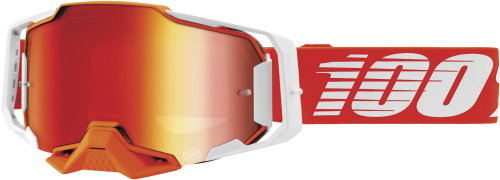 100% - 100% Armega Regal Goggles - 50721-251-07 - Regal / Red Mirror Lens - OSFA