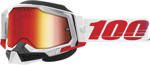 100% - 100% Racecraft 2 St-Kith Snow Goggles - 50122-651-14 - St-Kith / Red Mirror Lens - OSFA