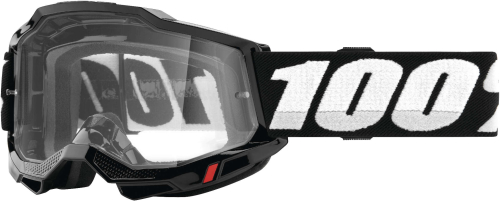 100% - 100% Accuri 2 OTG Goggles - 50224-101-01 - Black / Clear Lens - OSFA