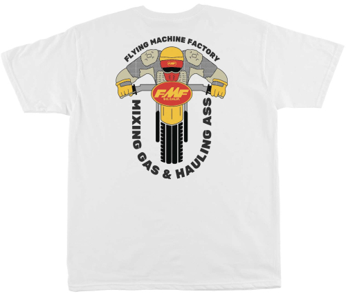 FMF Racing - FMF Racing Elbows Out T-Shirt - HO8118902-WHT-MD - White - Medium