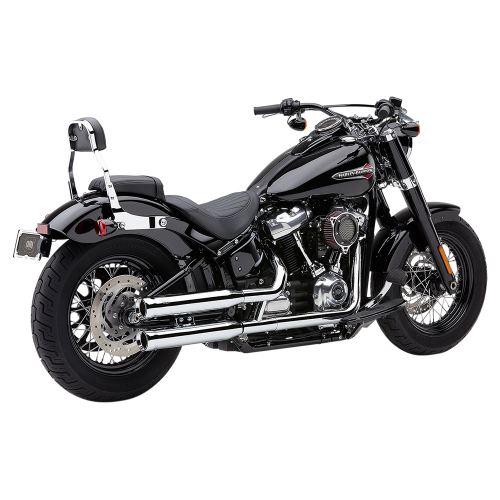 Cobra - Cobra Neighbor Haters Slip-On Mufflers - Chrome - 6048