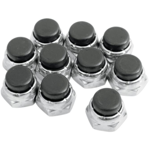 Eastern Motorcycle Parts - Eastern Motorcycle Parts Rocker Shaft Nuts With Black Seals - A-7872B