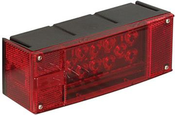 Optronics Inc - Optronics Inc Waterproof Combination LED Tail Light - Over 80in. - 8-Function - Left - STL-17RS