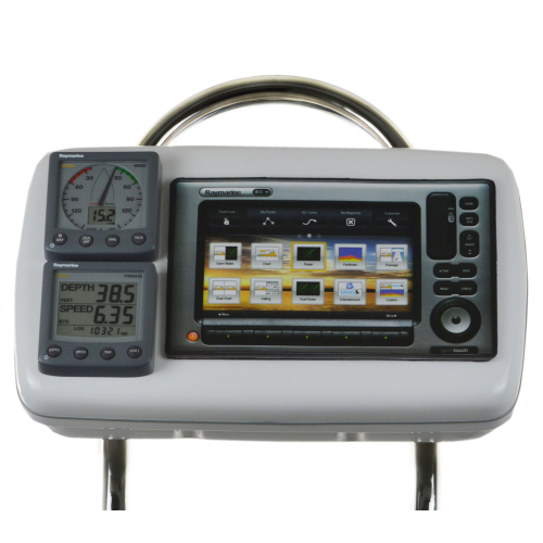 NavPod - NavPod GP2081 SailPod Precut f/Raymarine C90W & E90W 2 ST60s f/12" Guard