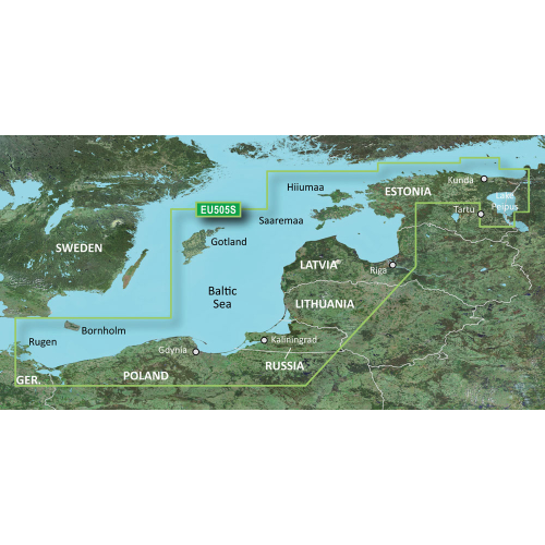 Garmin - Garmin BlueChart&reg; g2 HD - HXEU065R - Baltic Sea East Coast - microSD&trade;/SD&trade;