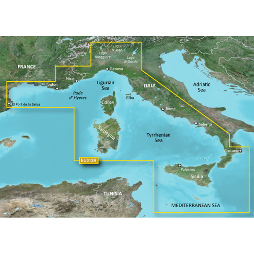 Garmin - Garmin BlueChart&reg; g3 HD - HXEU012R - Italy West Coast - microSD&trade;/SD&trade;