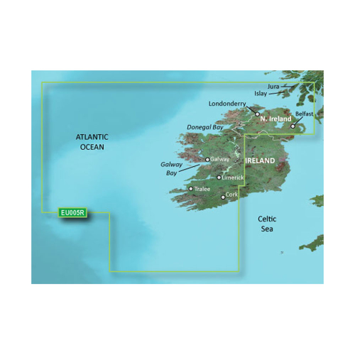 Garmin - Garmin BlueChart&reg; g3 HD - HEU005R - Ireland, West Coast - microSD&trade;/SD&trade;