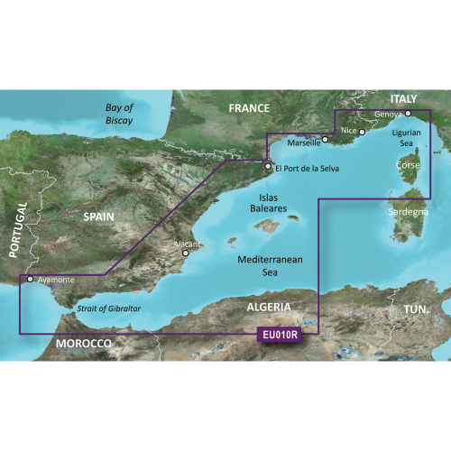 Garmin - Garmin BlueChart&reg; g3 HD - HXEU010R - Spain Mediterranean Coast - microSD&trade;/SD&trade;