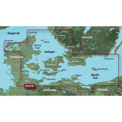 Garmin - Garmin BlueChart&reg; g3 HD - HXEU021R - Denmark East &amp; Sweden Southeast - microSD&trade;/SD&trade;