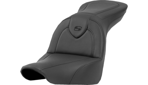 Saddlemen - Saddlemen Roadsofa Seat - without Backrest - Black/Black Stitching - 818-29-187