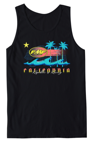 FMF Racing - FMF Racing Wavy Tank Top - SU22123900-BLACK-S - Black - Small