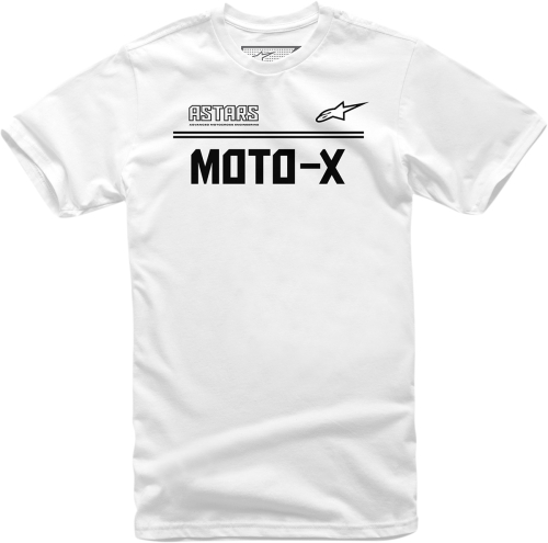 Alpinestars - Alpinestars Astars Moto-X T-Shirt - 1213720242010M - White/Black - Medium