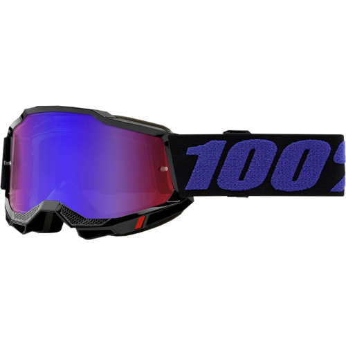 100% - 100% Accuri 2 Moore Youth Goggles - 50320-254-01 - Moore/Black/Purple / Red/Blue Mirror Lens - OSFM