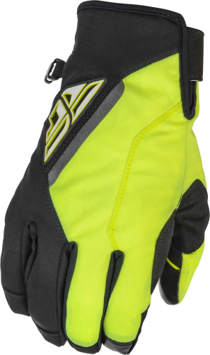 Fly Racing - Fly Racing Title Gloves - 371-05207 - Black/Hi-Vis - X-Small