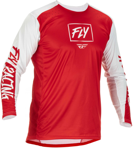 Fly Racing - Fly Racing Lite Jersey - 375-722X - Red/White - X-Large