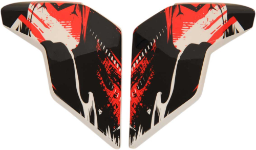 Icon - Icon Side Plate for Airflite Helmet - Stim Red - 0133-1083