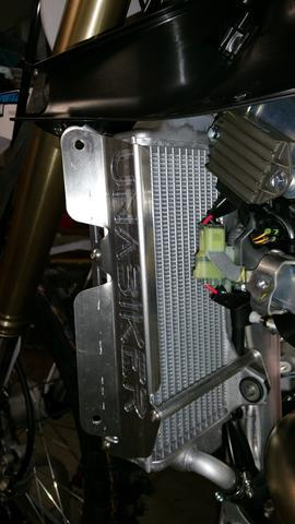 Unabiker - Unabiker Radiator Guards - Black - YYZ450F5-K