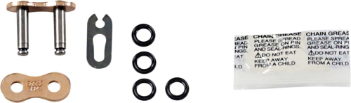 EK Chain - EK Chain Clip Connecting Link for 525 SROZ2 O-Ring Chain Series - Gold - 525SROZ2-SKJ/G