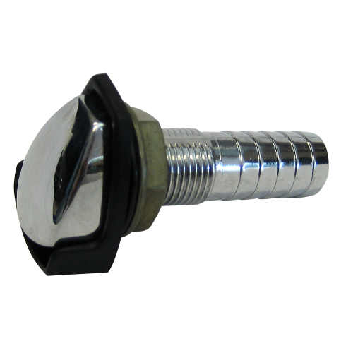 Perko - Perko Gas Tank Vent w/Splash Guard - Chrome Plated Zinc - &#8541;" Hose