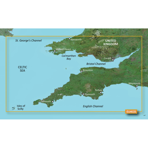 Garmin - Garmin BlueChart&reg; g3 Vision&reg; HD - VEU463S - Bristol Channel &amp; England SW - microSD&trade;/SD&trade;