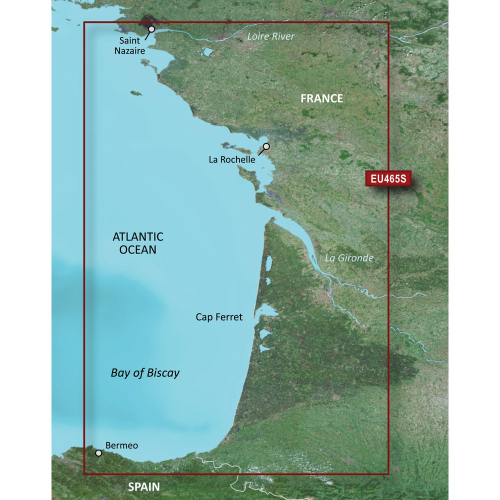 Garmin - Garmin BlueChart&reg; g3 Vision&reg; HD - VEU465S - La Baule to San Sebastian - microSD&trade;/SD&trade;
