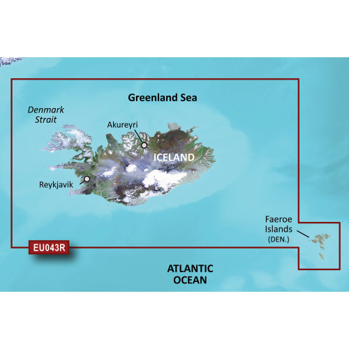 Garmin - Garmin BlueChart&reg; g3 Vision&reg; HD - VEU043R - Iceland &amp; Faeroe Islands - microSD&trade;/SD&trade;
