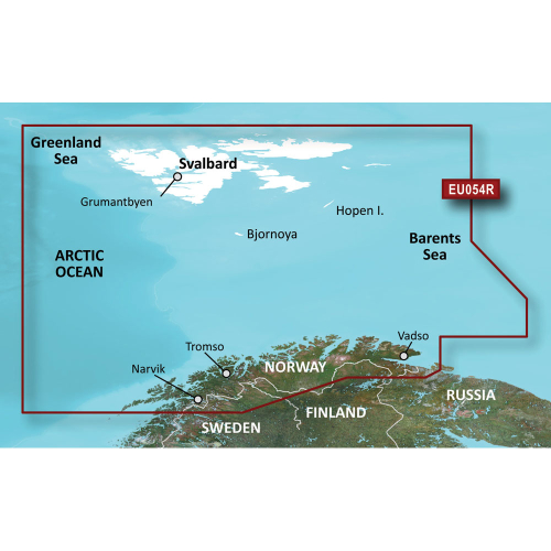 Garmin - Garmin BlueChart&reg; g3 Vision&reg; HD - VEU054R - Vestfjd-Svalbard-Varanger - microSD&trade;/SD&trade;